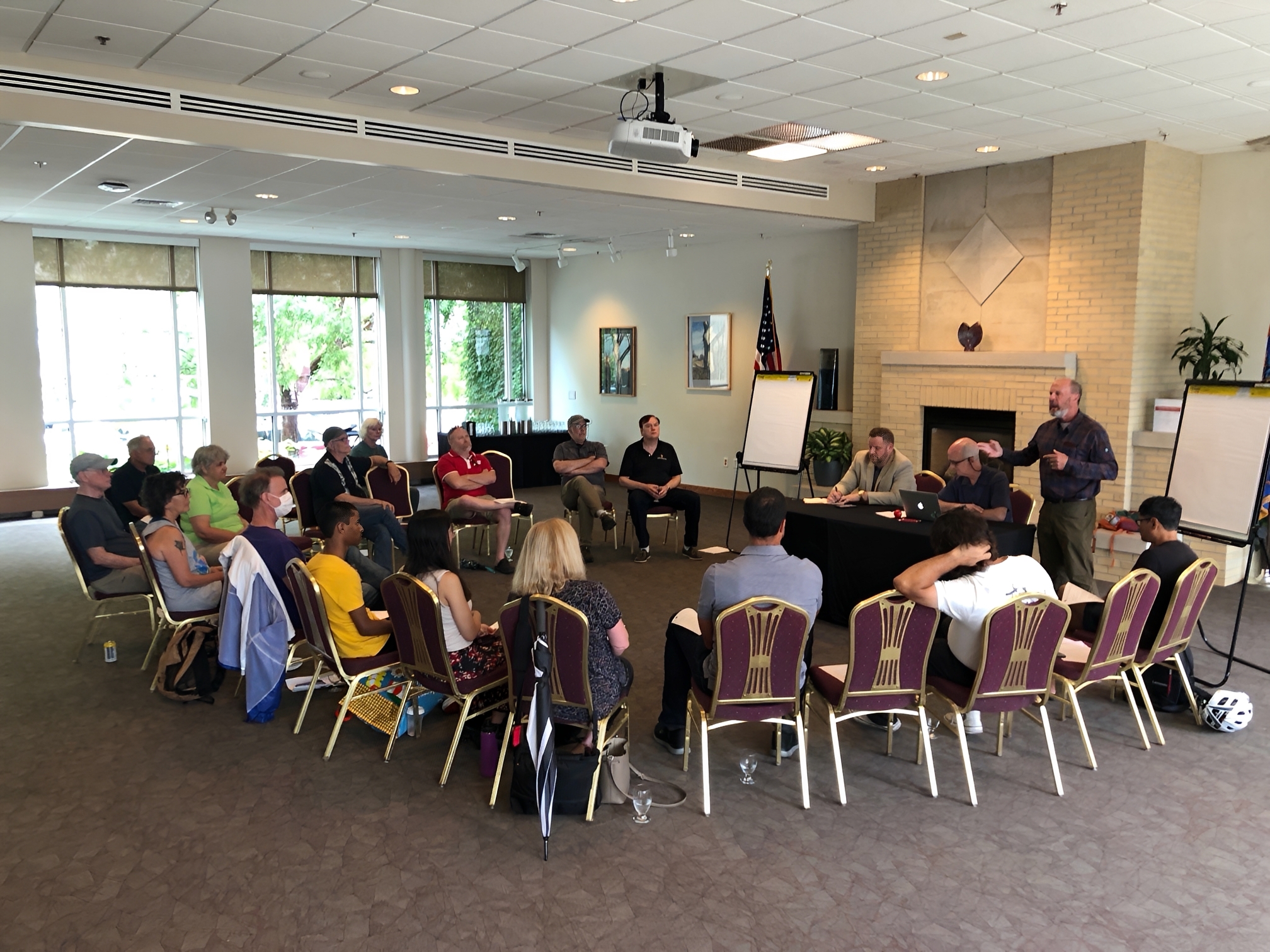 Ethical Horizons town hall discussion.